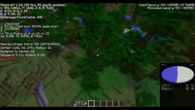 [1.6.4] Find a Village! Minecraft Village Finder Mod смотреть онлайн