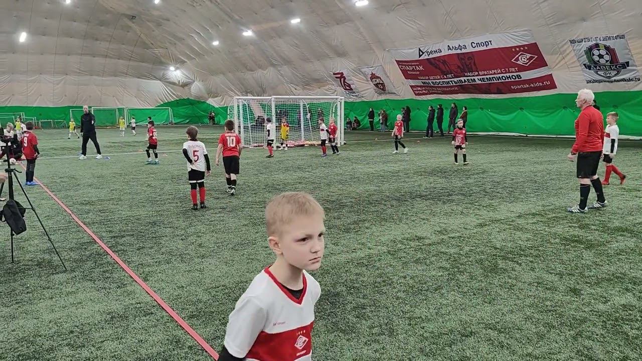 Спартак Юниор (2016) белые - Витязь красные (2015) 16.03.24 1 тайм смотреть онлайн