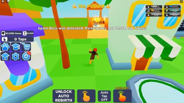 БОМЖ ЧИТЕР ПРОШЕЛ ЗА 10 МИНУТ ТАППИНГ СИМУЛЯТОР НА 100%! ROBLOX TAPPING SIMULATOR смотреть онлайн