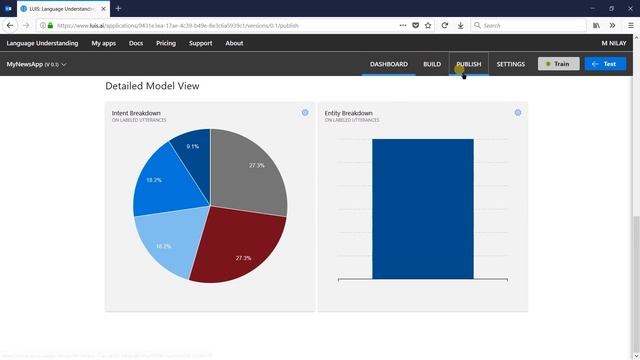 Settings in LUIS | Part - 29 | Using Microsoft Bot Framework, LUIS, and Cognitive Services смотреть онлайн