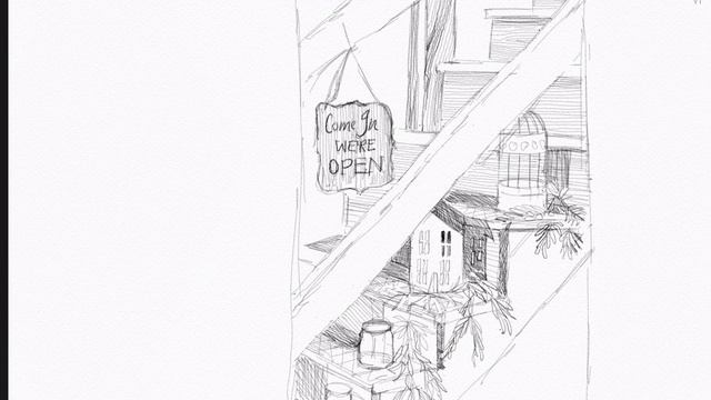 Pencil Sketch with wash in Tayasui Sketches - My Digital Sketchbook #9 смотреть онлайн