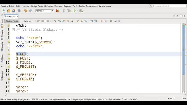 PHP Variáveis globais смотреть онлайн