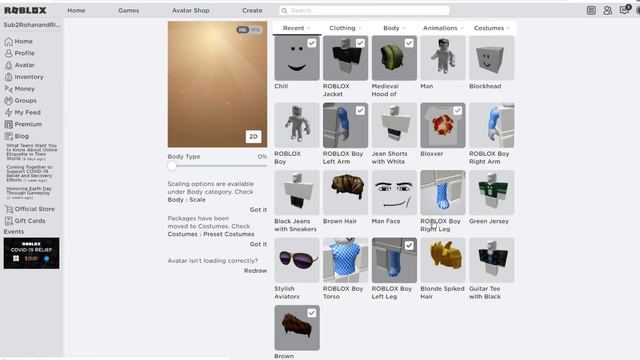HOW TO CHANGE YOUR AVATAR IN ROBLOX! смотреть онлайн