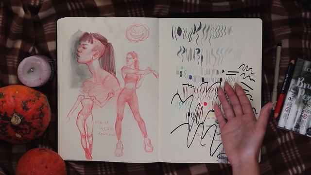 ОБЗОР СКЕТЧБУКА | SKETCHBOK TOUR | гигантский скетчбук смотреть онлайн