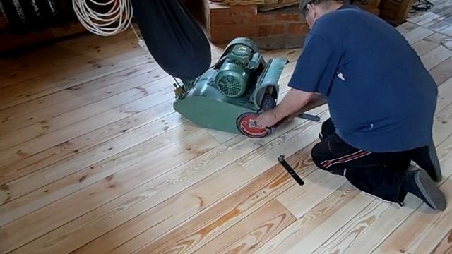 Шлифовка деревянного пола. смотреть онлайн