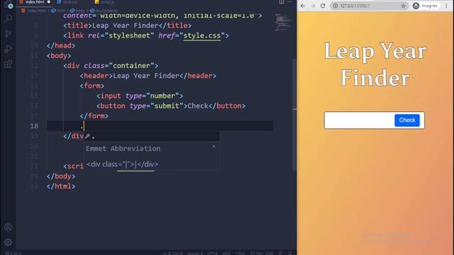 Leap Year Finder Using JavaScript | How To Make Leap Year Finder Website | Rizowan Ahmed Safi смотреть онлайн