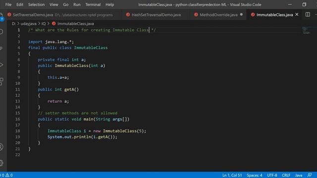 #IQ6 | What are the Rules for Creating Immutable Class ? | Interview Question Series смотреть онлайн