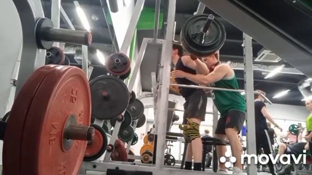 Присед на среднюю лавку 150х2 24.04.2021 смотреть онлайн