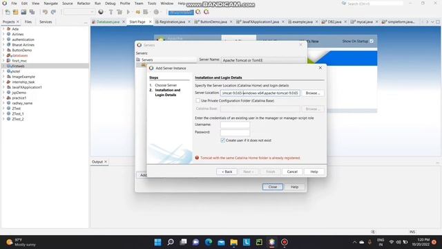 How to install Tomcat server || Configure in NetBeans #java #coderworld #bytesbizztechnologyllp смотреть онлайн