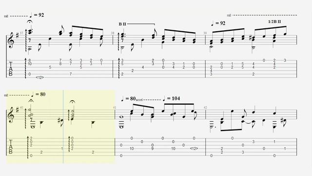 Heitor Villa-Lobos - Melodía Sentimental - Tab смотреть онлайн