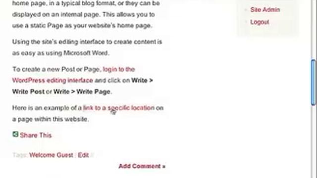 WordPress Tutorial - Howto Make a "Back to Top" of Page Link смотреть онлайн