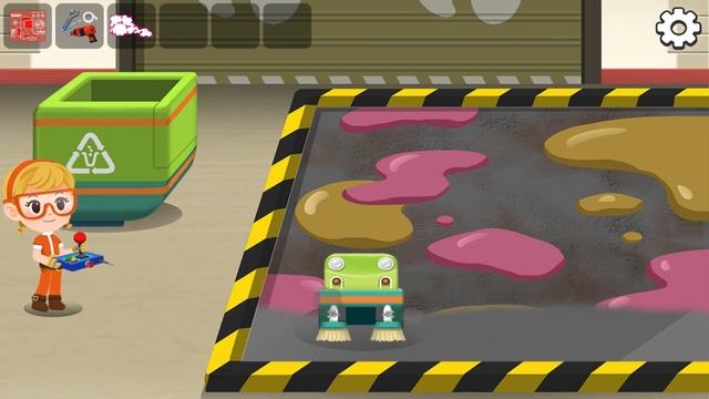 Street Sweeper | Robocar Poli Repair Game Play | Monster Car wash Racing Heavy equipment | KIGLE TV смотреть онлайн