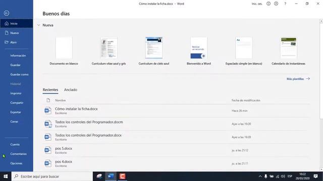 Encontrar la ficha programador. Office 2019 (0,32') смотреть онлайн