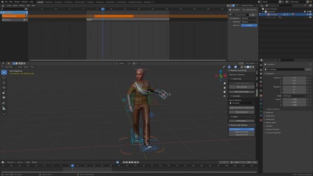 BSLIVE Virtual 3D Avatar With Mixamo Character Rigger for Blender смотреть онлайн