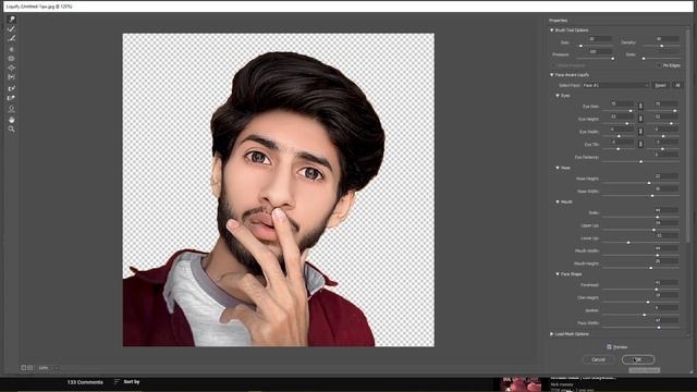 How to Turn Photo to Cartoon Effect (with Oil Paint Effect) - Photoshop Tutorial[Ak Editing] смотреть онлайн