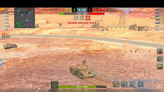 Мастер на Бураске 5к ДМГ 7 киллов #blitz #worldoftanksblitz