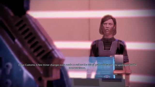 Mass Effect 2 FemShep Funny Dialogue with Legion on the Citadel смотреть онлайн