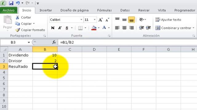 Como dividir 2 números en Excel - Capítulo 21 смотреть онлайн