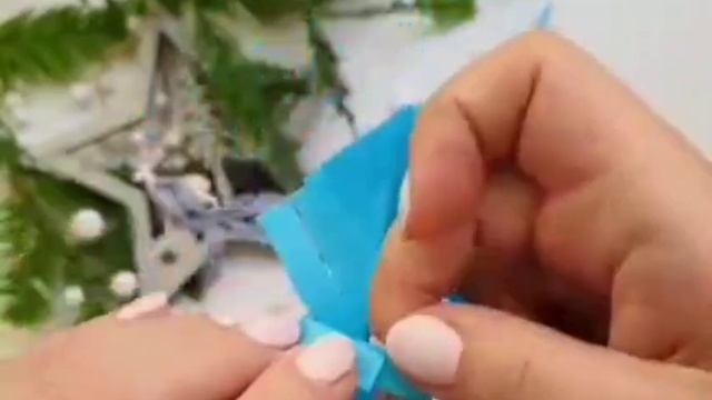 Объемная снежинка. Поделки из бумаги. смотреть онлайн