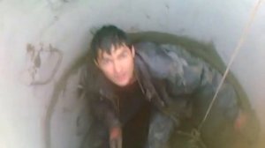 Замазка швов в колодце. Колодец для воды.