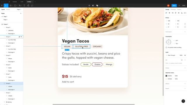 Product Card Figma Tutorial - Create hierarchy using layout - Free UI Design Course смотреть онлайн