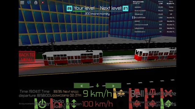 Roblox driver Transport game 2 Tram konstal 105N driving to: aleja krakowska part 3/3 смотреть онлайн