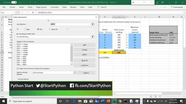 Solve a linear programming problem with PuLP in Python смотреть онлайн