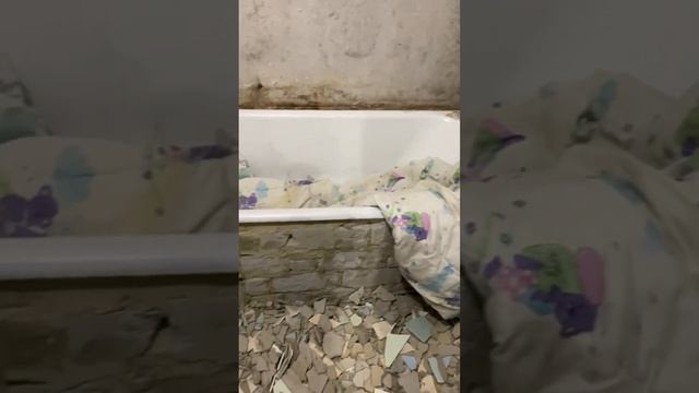 Демонтаж плитки в ванной #ремонт #демонтаж #плитка смотреть онлайн