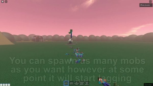 Roblox Script Showcase Episode#1668/Minecraft Mobs Spawner