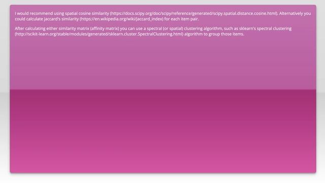How to compute similarities based on co-occurrence matrix? смотреть онлайн