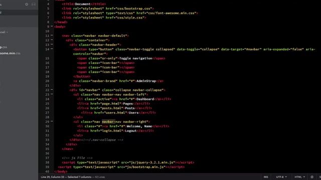 Build A Cms Admin Bootstrap From Scratch (Navbar) смотреть онлайн