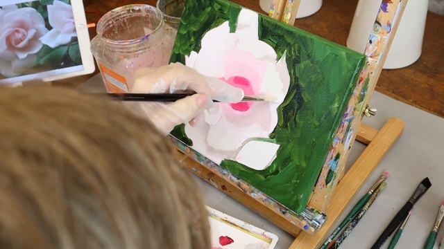 Unlock the Secrets to Simplifying Acrylic Paintings of Roses and Leaves смотреть онлайн