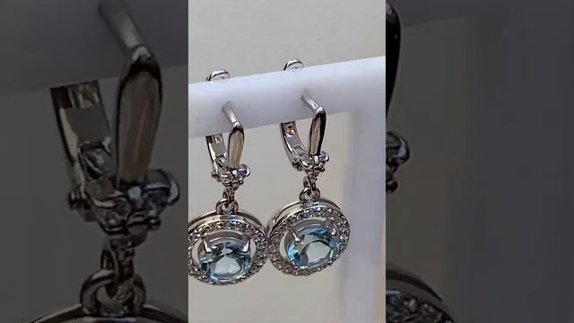 Серьги с топазами смотреть онлайн