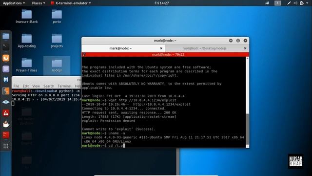 Linux Local Privilege Escalation - Node: 1 CTF Demo смотреть онлайн