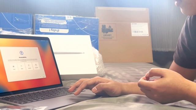 UNBOXING-MACBOOK AIR M1 SPACE GREY