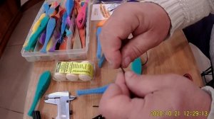 Поролоновая приманка монтаж крючками