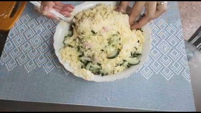 Салат "Нежный". смотреть онлайн