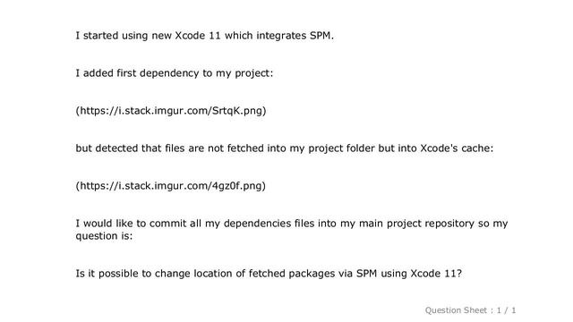 iOS : Save packages downloaded by SPM into project GIT using Xcode 11 смотреть онлайн