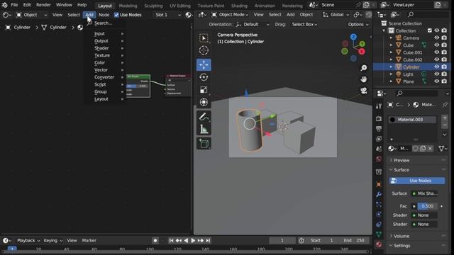 Стекло в Blender за несколько минут. прозрачный материал. смотреть онлайн