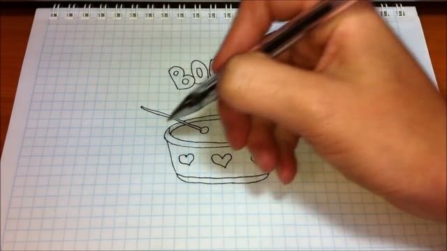 Простые рисунки #235 Рисуем барабан ♬ смотреть онлайн