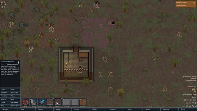 Rimworld | One Single Colonist Starting with Nothing on Cassandra Classic Merciless | Vanilla Part смотреть онлайн