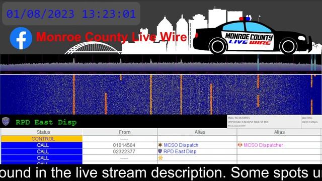 Monroe County Live Wire Fire, EMS, Police Scanner 24/7 08/01/2023 PM смотреть онлайн