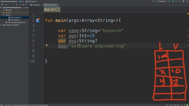 7. Kotlin Tutorial : Define variables | Tell Me How смотреть онлайн