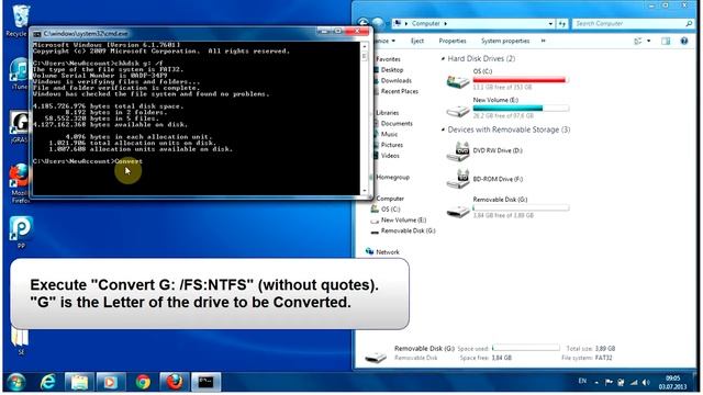 Convert Fat32 To Ntfs