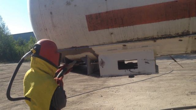 Пескоструйная обработка цистерны смотреть онлайн