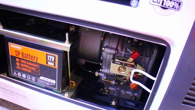 Дизельный генератор Daewoo DDAE10000SE смотреть онлайн