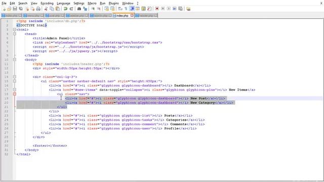 How to Creating Collapsible Menu on PHP and Bootstrap Part 105 смотреть онлайн