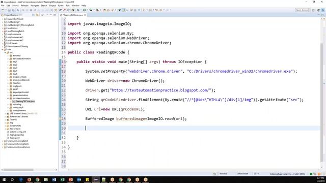 How to automate QRCode using ZXing API in Selenium смотреть онлайн