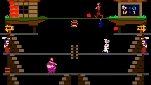 Popeye 1982 Nintendo Of America (Gameplay) #14