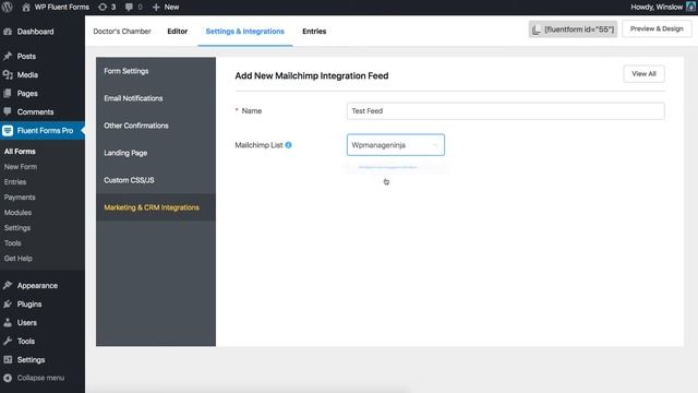 How to Integrate Mailchimp in WordPress | WP Fluent Forms смотреть онлайн